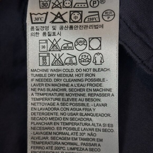 Levis Women's Pearl Snap Embroidered Blue Southwestern Blouse SZ Medium‎ Cowgirl - Picture 5 of 14